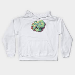 Baby Turtles Nap Time Kids Hoodie